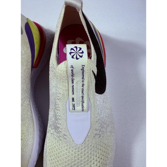 Nike Epic Phantom React Flyknit Shoes Women’s Size 5 White Running CI1290-100 - Picture 4 of 10